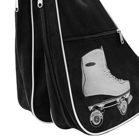 Patineras Bolso Alforja Excelente Calidad P/ Patin Negro