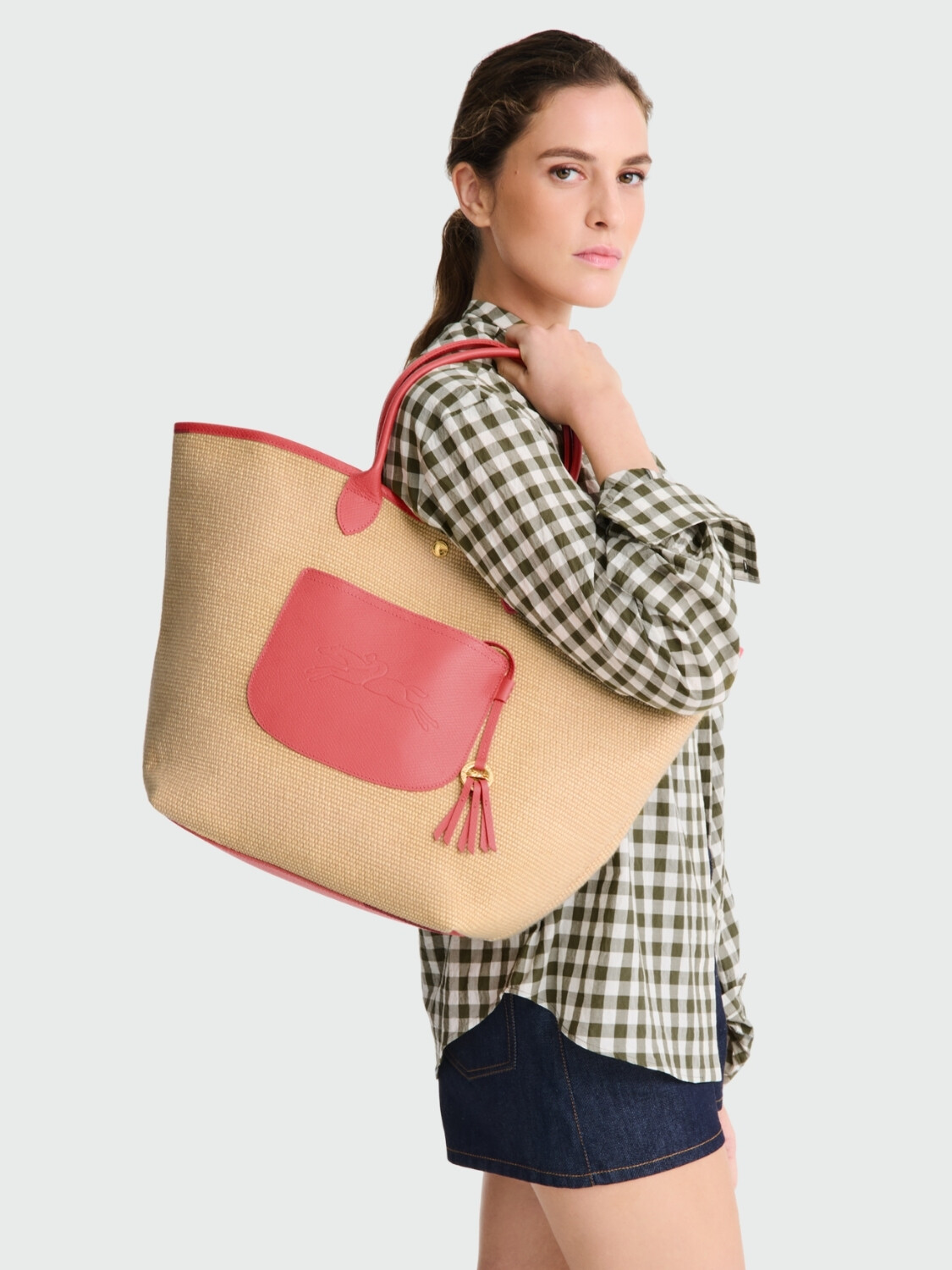 Longchamp- Tote Bag Le Panier Pliage L 0