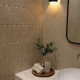 CERAMICA PARA PARED RUSTICO BEIGE OSCURO CON DISEÑO RELIEVE RECTIFICADO MATE ARGENTA 40X120 GAMAS DE BEIGE