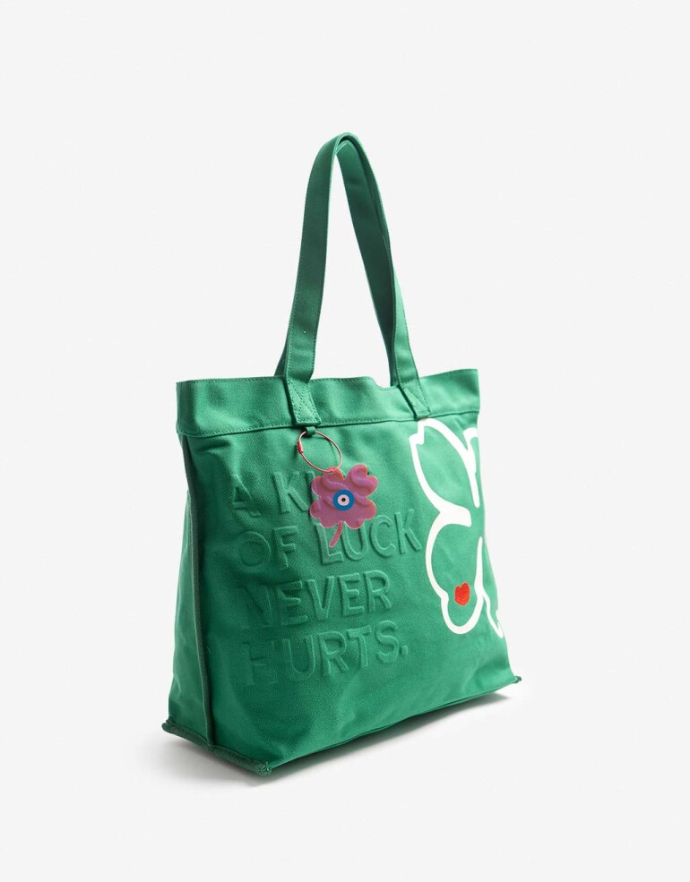 Shopper Shopper Lucky Lady Tribe - Verde Oscuro