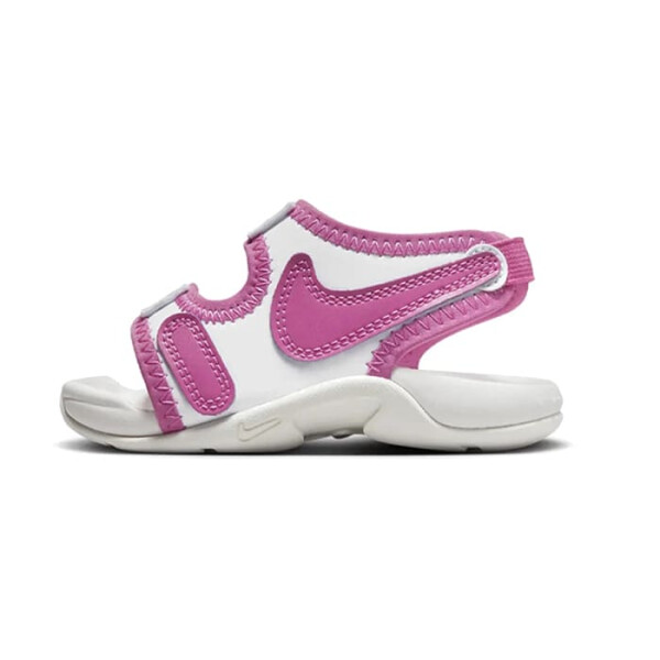 Sandalia Nike Sunray Adjust 6 de Niños - DR5709-100 Blanco-fucsia
