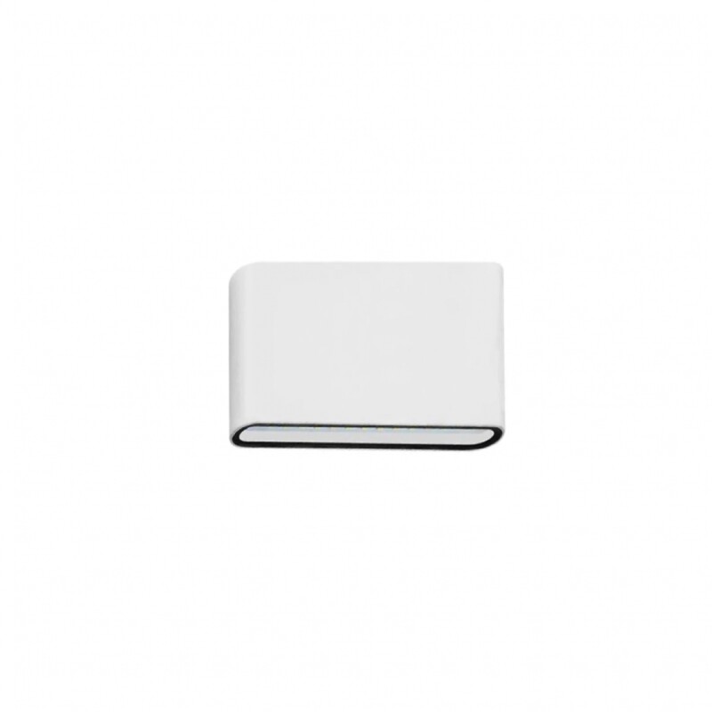 ARTEFACTO UNIDIRECCIONAL OVAL Aplique LED Unidireccional Exterior Graz Small Oval Blanco 3W IP65