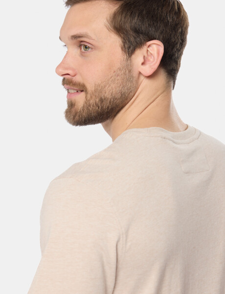 REMERA ESTAMPADA Beige