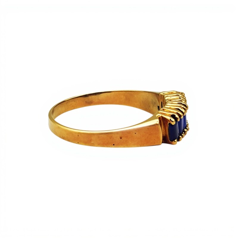 Anillo Vera-Oro Bajo-Piedra Zafiro-AN8105 conpiedra