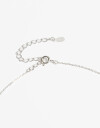 Collares Cortos Metal Collar En Y Plata 925 - Plateado