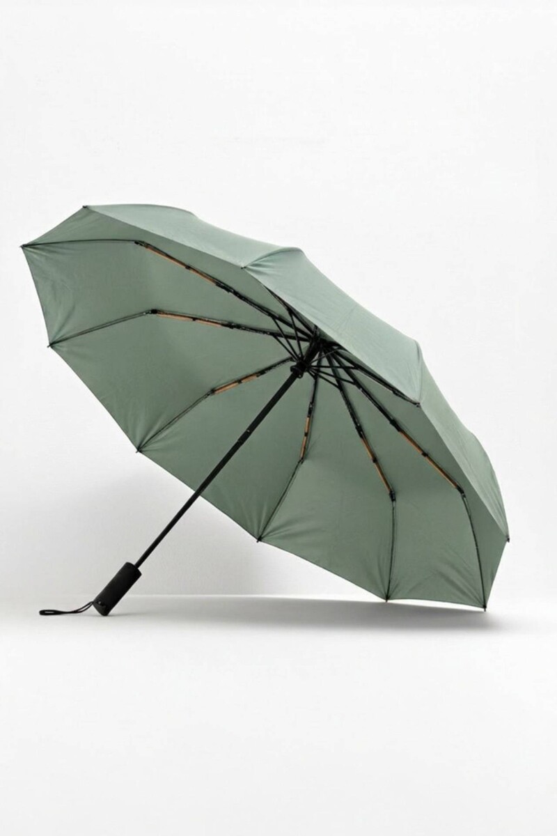Paraguas liso verde
