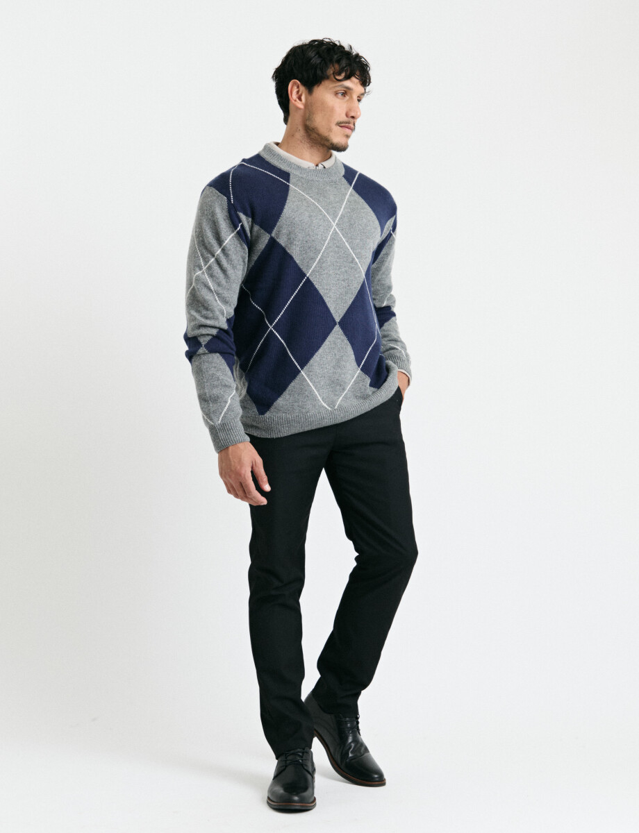 470752 SWEATER HARRY Gris Oscuro