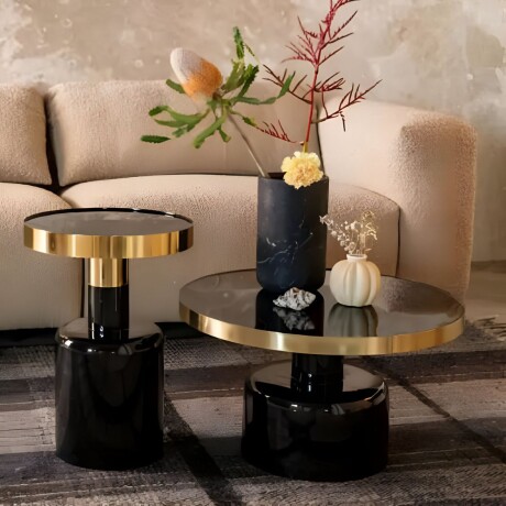 Mesa de centro GLAM NEGRO - UNICO