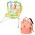 Silla Mecedora Bouncer Bebé + Mochila Maternal Impermeable Variante Color Verde Salmon