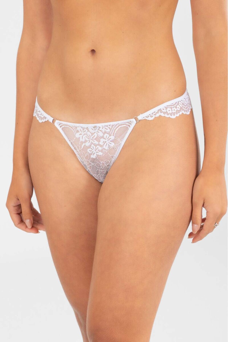 Colaless hilo orquidea - Blanco 