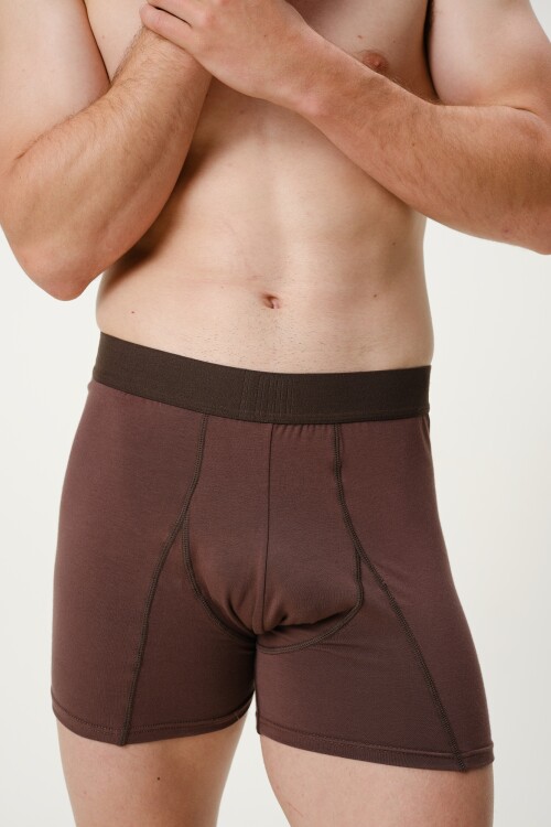 Boxer Algodón Marron