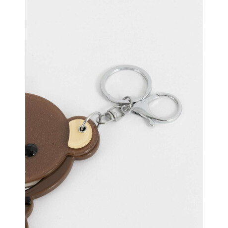 Llavero Y Charm De Osito Marron Chocolate