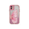 Protector para iPhone 11 brillos diseño mariposa rosa Protector Para Iphone 11 Brillos Diseño Mariposa Rosa