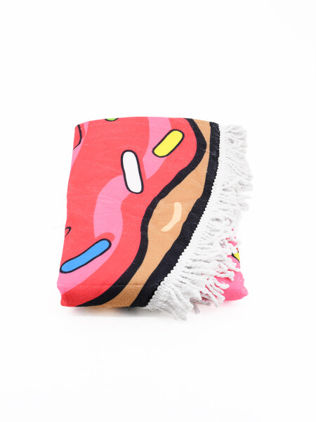 TOALLA REDONDA 150CM MICROFIBRA 420GR ESTAMPADO 1