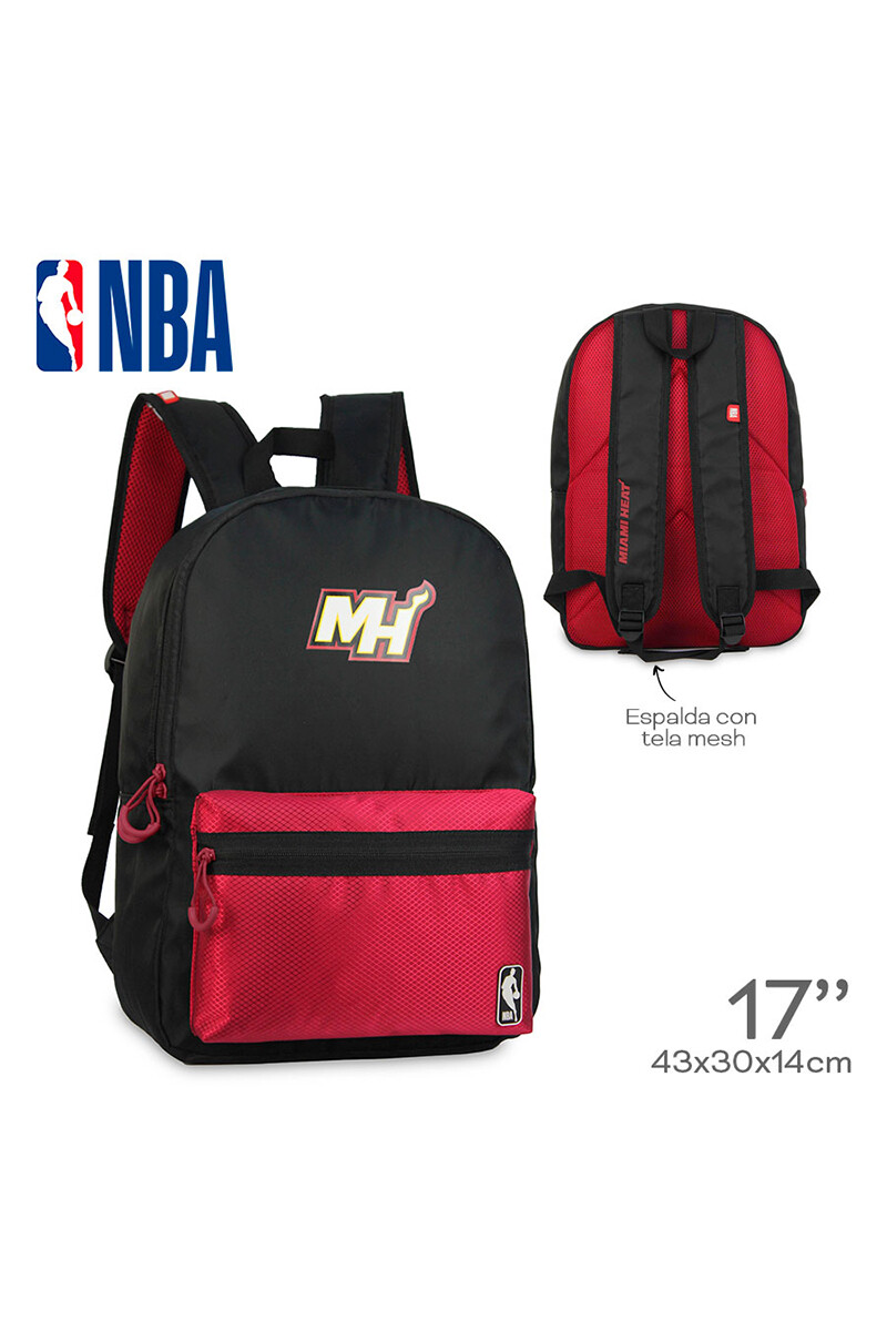 Mochila Miami Heat NBA Negro