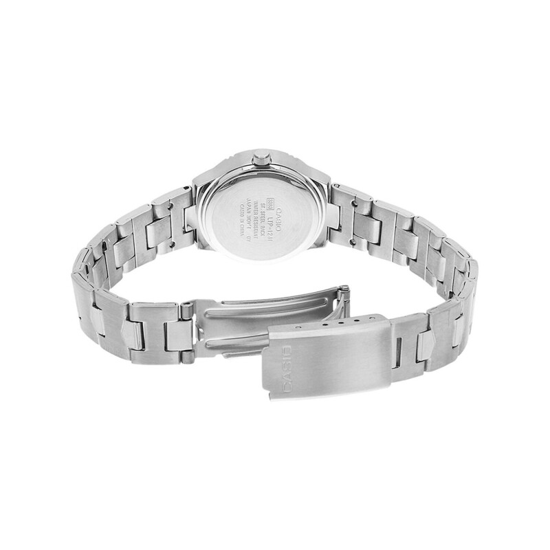 Reloj análogo en acero Casio Mujer Plateado