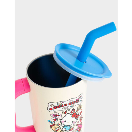 Vaso Térmico Hello Kitty Blanco Crudo