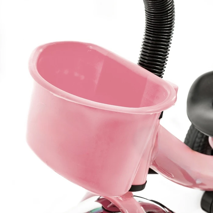 Triciclo con Manija Rosa