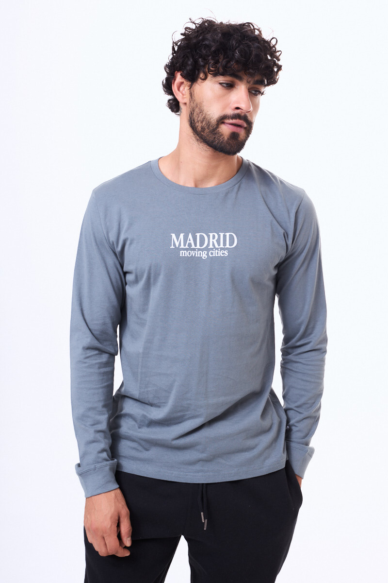 Remera manga larga Hemidall Gris oscuro