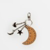 Llavero Starry Night en cuero graneado Cuoio