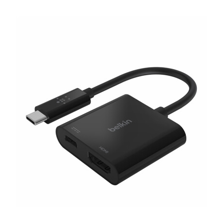 Adaptador Belkin USB-C a HDMI con Carga USB-C Black Adaptador Belkin USB-C a HDMI con Carga USB-C Black