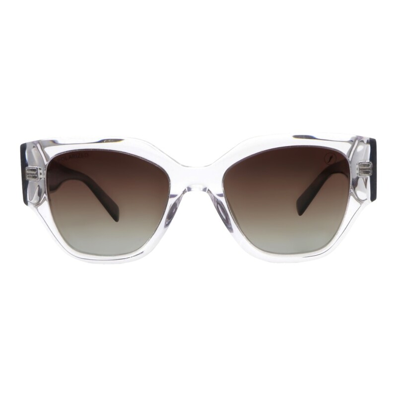 Lentes de Sol Chilli Beans Delhi Transparente - Marrón