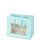 BOLSA CON VENTANA 24x14x19 cm CELESTE