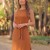 Vestido Casual. Terracota.