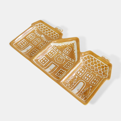 BANDEJA CERAMICA DIS NAV C/DIV 33X17CM Unica