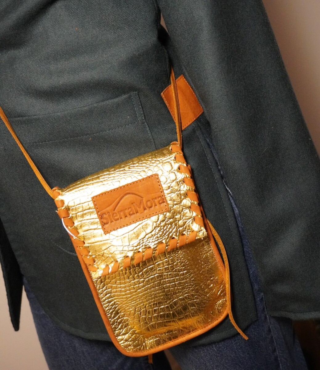 Cel Bag Crocco - Dorado Fuerte 