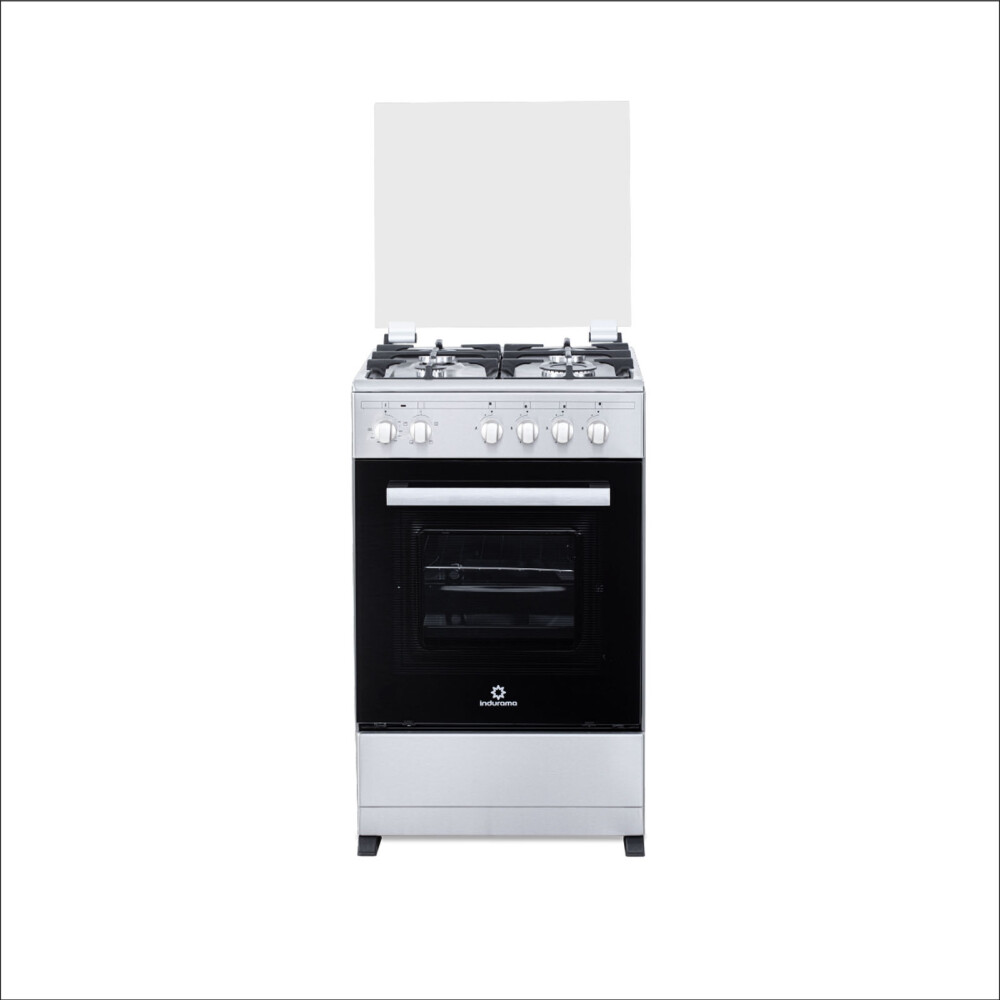 COCINA COMBINADA INDURAMA 4-HORNALLAS GRIS ADANA INOX