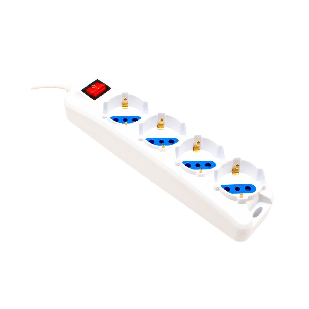 Alargue 4 Schuko Con Llave 3mts Sl3504-3m 