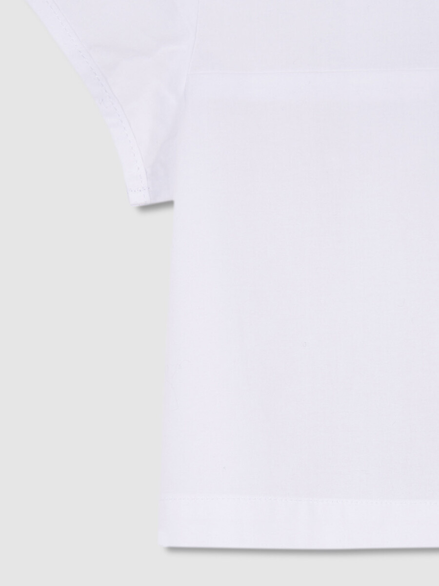 Camisa Blanca Cuello Blanco