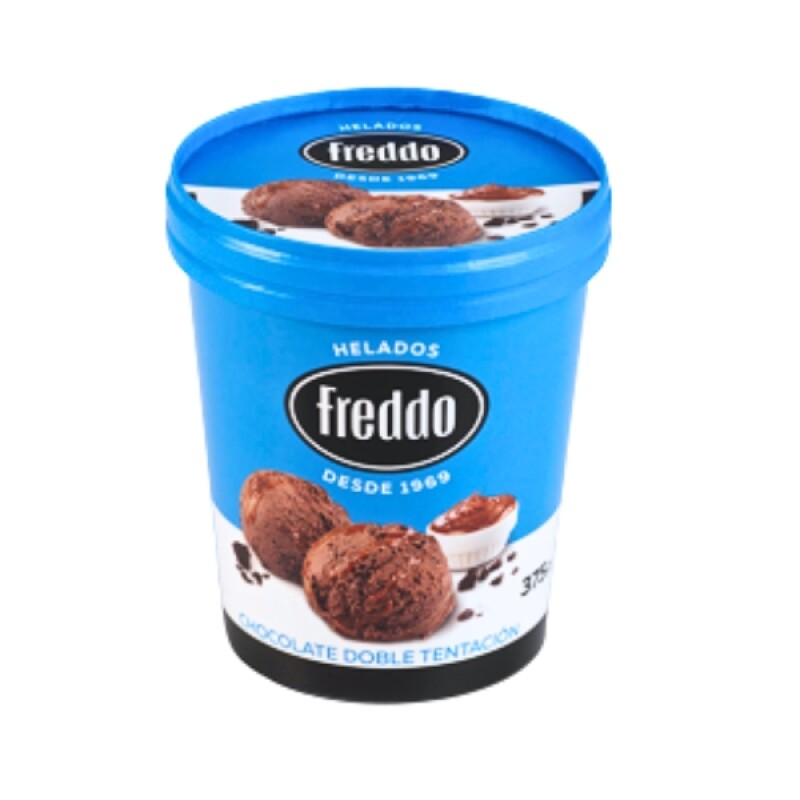 Helado Freddo - 375 g - Chocolate doble Tentanción
