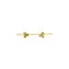 Brazalete Sikar-Plata Rodinada con micra oro 18k-Piedra Peridoto-BR2002 Conpiedra