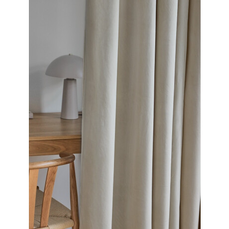 Cortina Austra 1X140X300 Terciopelo Beige