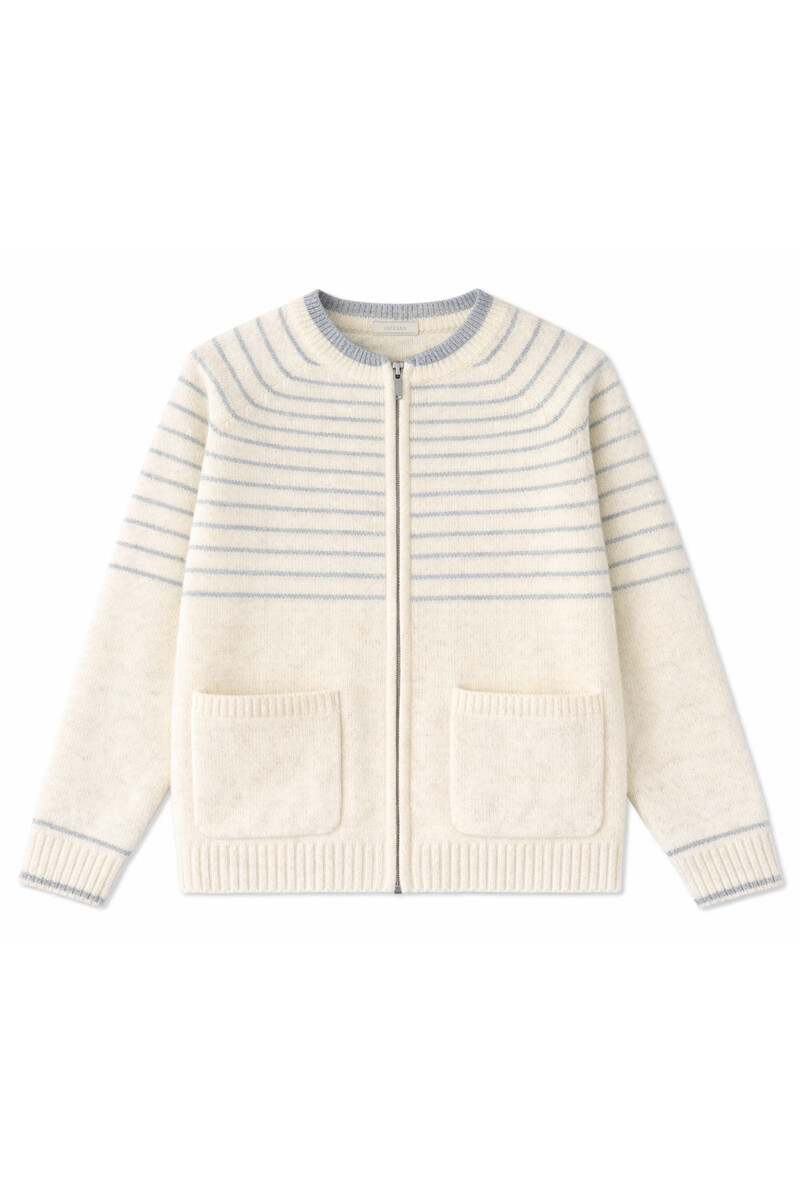 Campera Tejida Ulmus - Crema 