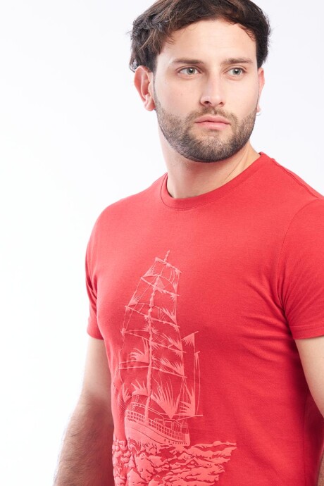 T-SHIRT TITAN 441 Rojo