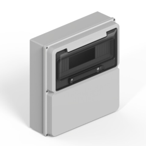 TABLERO EXT. IP65 p/12 polos DIN + un módulo ciego. GENRDO TABLERO EXT. IP65 p/12 polos DIN + un módulo ciego. GENRDO