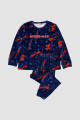 Pijama velour spiderman Azul
