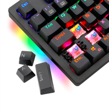 Teclado Gamer Bermuda T-Dagger Multimedia con Luces Negro