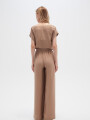 Pantalon Dilna Beige Oscuro