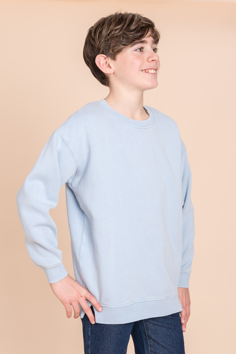 Sudadera deportiva Celeste BAS Basic Simple