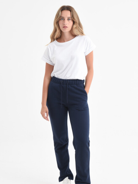 Pantalón deportivo recto Azul