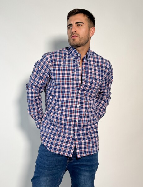 Camisa a cuadros Bastet Azul