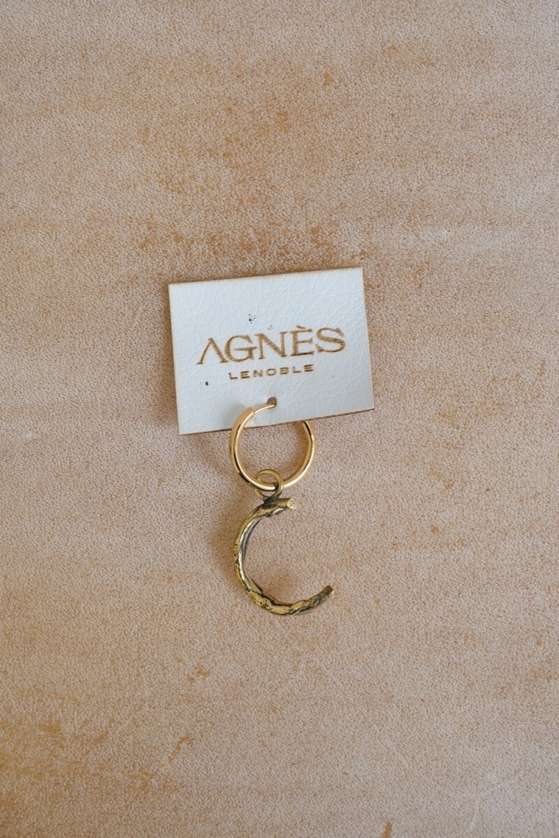 Spelling Earrings Bronce - C