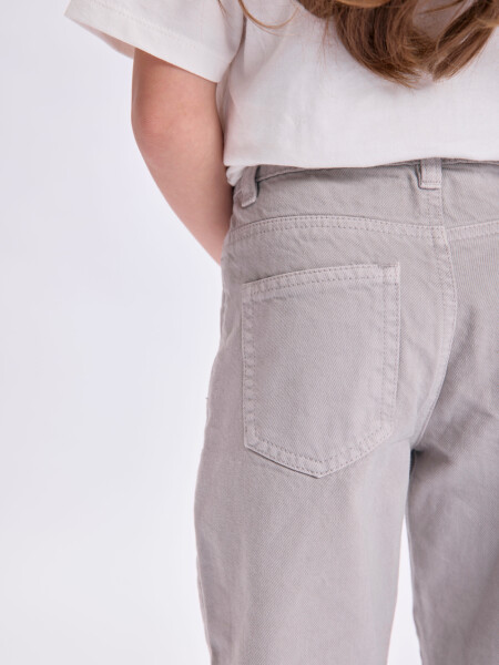 Pantalón jean slouchy Gris