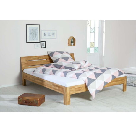 Estructura Cama Olsker 140X190 Roble Claro