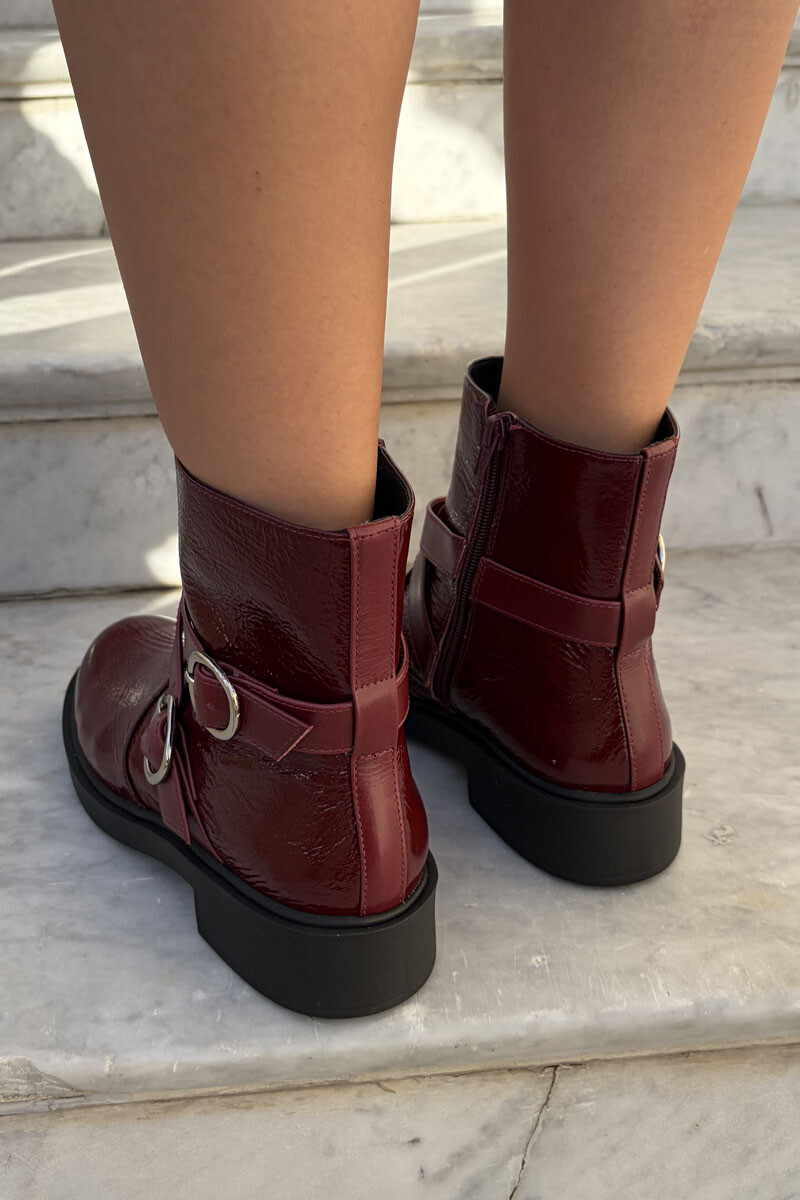 Bota torino Bordeaux charol