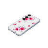 Protector para Samsung Galaxy A17 transparente diseño flores Protector Para Samsung Galaxy A17 Transparente Diseño Flores